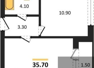 Продажа 1-ком. квартиры, 35.7 м2, Воронеж, улица Загоровского, 13к2