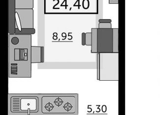 Продажа квартиры студии, 24.4 м2, Ростов-на-Дону