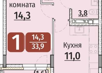 Продаю 1-комнатную квартиру, 35.5 м2, Чебоксары, Калининский район