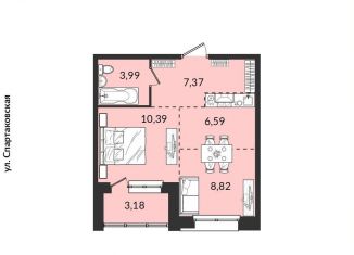 Продается 1-ком. квартира, 40.3 м2, Иркутская область