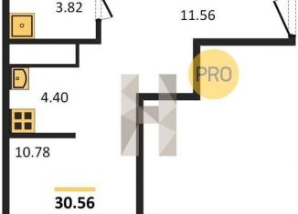 Продаю 1-ком. квартиру, 30.6 м2, Ростовская область