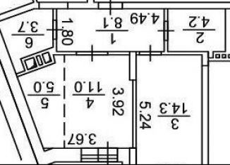 Продается 2-ком. квартира, 50 м2, Новосибирск, улица Николаева, 18