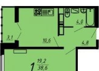 Продаю 1-комнатную квартиру, 39 м2, Воронежская область