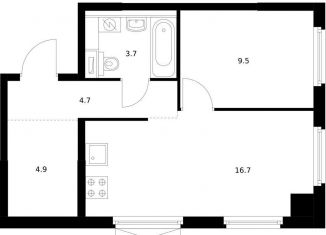 Продаю 1-ком. квартиру, 39.5 м2, Владивосток