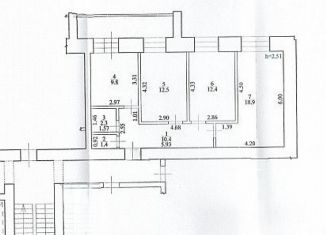 Продается 3-комнатная квартира, 71.9 м2, Благовещенск, Кузнечная улица, 86