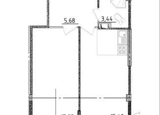 Продаю 1-комнатную квартиру, 40 м2, Мурино, улица Шоссе в Лаврики, 93