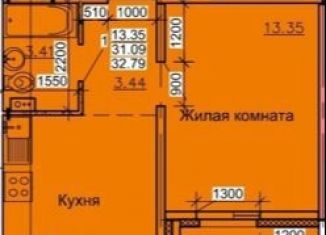 Продажа однокомнатной квартиры, 32.8 м2, Барнаул