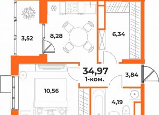 Продаю однокомнатную квартиру, 35 м2, Хабаровский край