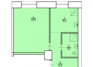 Продается 1-ком. квартира, 37.9 м2, Люберцы, Хлебозаводской тупик, 9