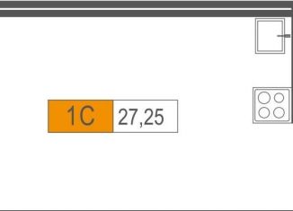 Продаю квартиру студию, 27.3 м2, Екатеринбург, улица Академика Бардина, 21, метро Чкаловская