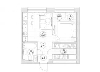 Продажа однокомнатной квартиры, 37.8 м2, Москва, САО, улица Верхняя Масловка, 20с1