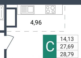 Продается квартира студия, 28.8 м2, Забайкальский край, улица Бабушкина, 42Б