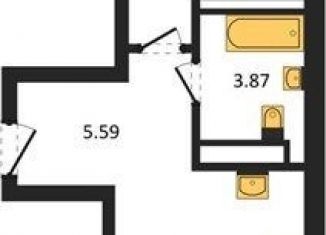 Продается однокомнатная квартира, 45.2 м2, Новосибирск