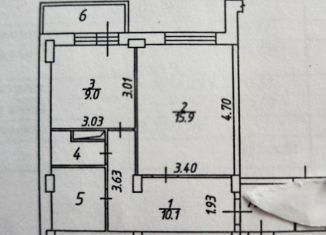 Продаю 1-ком. квартиру, 43 м2, дачный посёлок Зеленоградский