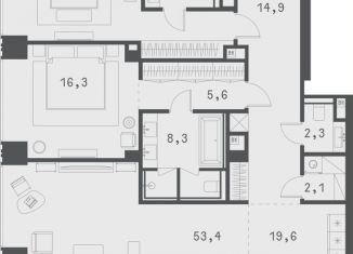 Продам 2-комнатную квартиру, 147.9 м2, Москва, Садовая-Сухаревская улица, 14с1