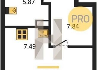 Продам квартиру студию, 28.7 м2, Воронеж, Левобережный район