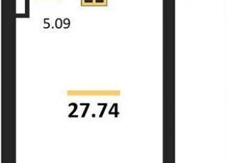 Продается квартира студия, 27.7 м2, Воронежская область