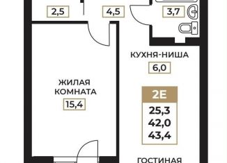 Продажа двухкомнатной квартиры, 43.4 м2, Пермь, улица Милиционера Власова, 8