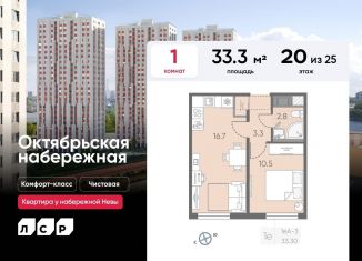 Продажа 1-комнатной квартиры, 33.3 м2, Санкт-Петербург, Невский район