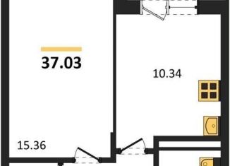 Продаю 1-комнатную квартиру, 37 м2, Воронеж, Советский район