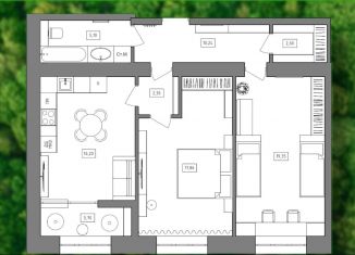 Продается 2-комнатная квартира, 73.2 м2, село Новобессергеневка, улица Н.П. Овчарова, 11к2