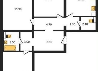 Продаю 3-комнатную квартиру, 89.1 м2, Воронеж, улица Загоровского, 13к2