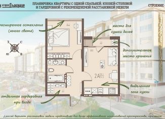 Продается однокомнатная квартира, 34.6 м2, Пензенская область