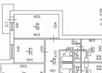 Сдача в аренду 2-ком. квартиры, 52.4 м2, Санкт-Петербург, улица Композиторов, 5, метро Парнас