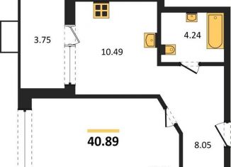 Продам однокомнатную квартиру, 40.9 м2, Воронеж, Железнодорожный район, набережная Чуева, 7