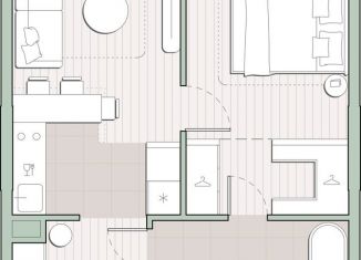 Продажа 1-комнатной квартиры, 39.2 м2, Москва, ЗАО