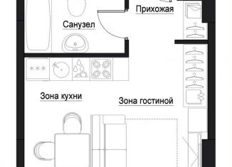 Продается квартира студия, 26.2 м2, Москва, ЖК Селигер Сити, Ильменский проезд, 14к3