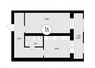 Продам 1-комнатную квартиру, 50.1 м2, Самара