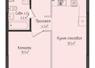 Продажа однокомнатной квартиры, 36.1 м2, село Первомайский, жилой комплекс Город Оружейников, 22