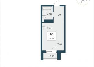 Продажа квартиры студии, 29.9 м2, Новосибирск, Красный проспект, 180