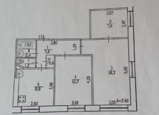 Продается 3-комнатная квартира, 60 м2, Уфа, бульвар Тухвата Янаби, 69, Калининский район