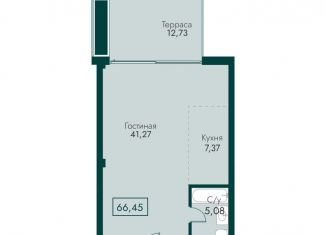 Продается 2-ком. квартира, 66.5 м2, Крым, улица Мухина, 17А