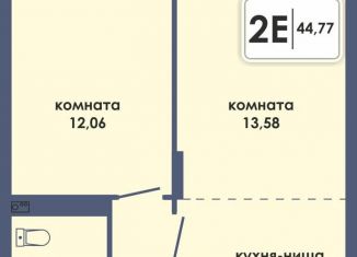 Продажа двухкомнатной квартиры, 44.8 м2, Пермь