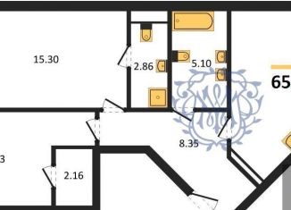 Продаю двухкомнатную квартиру, 65.8 м2, Евпатория