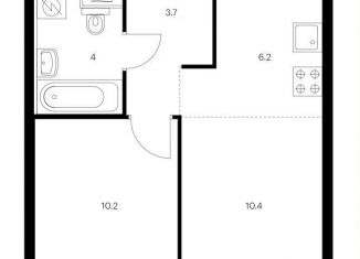 Продажа 1-комнатной квартиры, 34.5 м2, Татарстан, жилой комплекс Сиберово, 1