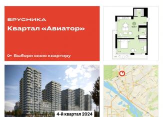 Однокомнатная квартира на продажу, 68.8 м2, Новосибирская область, жилой комплекс Авиатор, 2