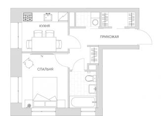 Продажа 1-комнатной квартиры, 30.4 м2, Москва, Автомобильный проезд, 4, станция Калитники