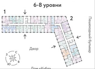 Продажа 3-ком. квартиры, 52.7 м2, Тюмень, ЖК Колумб