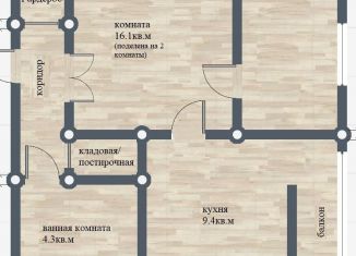 Продам однокомнатную квартиру, 37.5 м2, Мытищи, проспект Астрахова, 12А, ЖК Новое Медведково