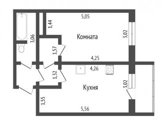 Продается 1-ком. квартира, 37.7 м2, Тобольск, 7-й микрорайон, 45, ЖК Семь Ключей