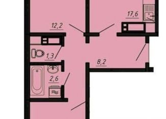 Продаю трехкомнатную квартиру, 61 м2, Челябинск, ЖК Спортивный, улица Университетская Набережная, 99