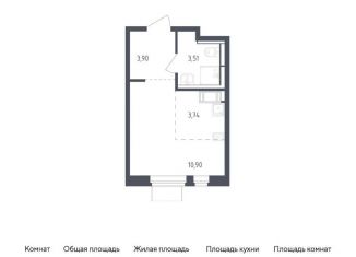 Продается квартира студия, 22.1 м2, городской округ Солнечногорск, жилой комплекс Пятницкие Луга, к2/2