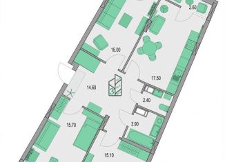 Продается 3-ком. квартира, 89.1 м2, Нижний Новгород, проспект Гагарина, 144