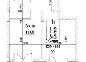 Продается однокомнатная квартира, 34.1 м2, Новосибирск, метро Площадь Гарина-Михайловского