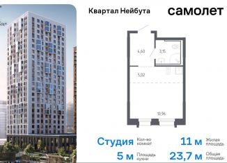 Продается квартира студия, 23.7 м2, Владивосток, жилой комплекс Квартал Нейбута, 141к1, Ленинский район