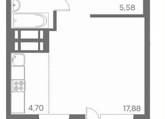 Продается квартира студия, 31.9 м2, Новосибирск, Ленинский район, Междуреченская улица, 5/2